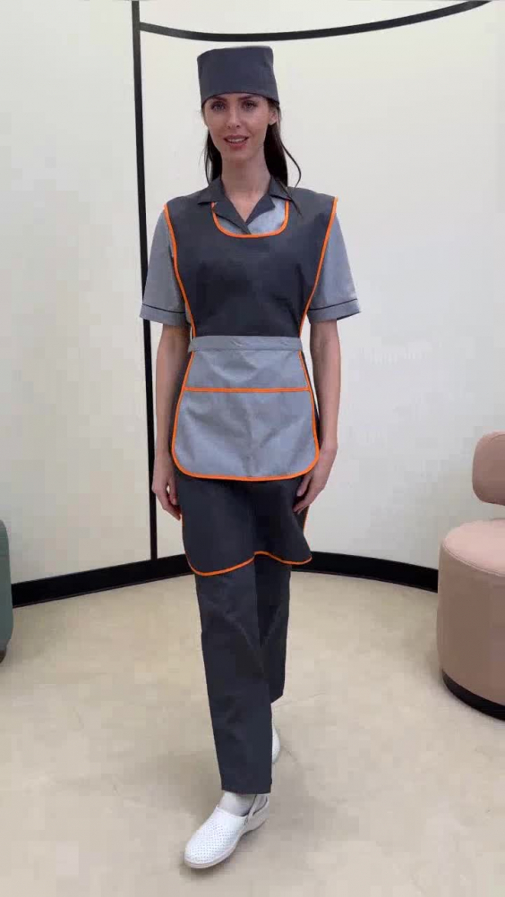 Фартук КЛИНПЛЕКС ВИТА Лайт серый